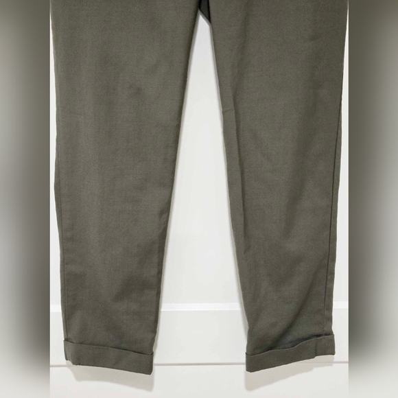 Theory Olive Green Women's Wool Pants size 4 - Picture 6 of 8